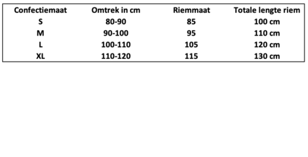 2cm dames riem zwart zw201