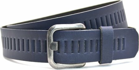 4cm riem perfo set zwart-bruin-cognac-blauw