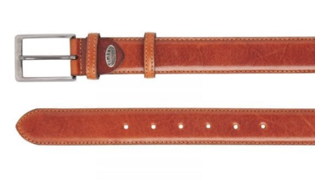 3,5 cm pantalon riem set zwart/cognac 35577