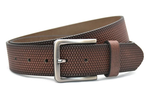 4cm riem bruin 040-137