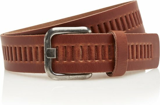 4cm riem perfo set zwart-bruin-cognac-blauw