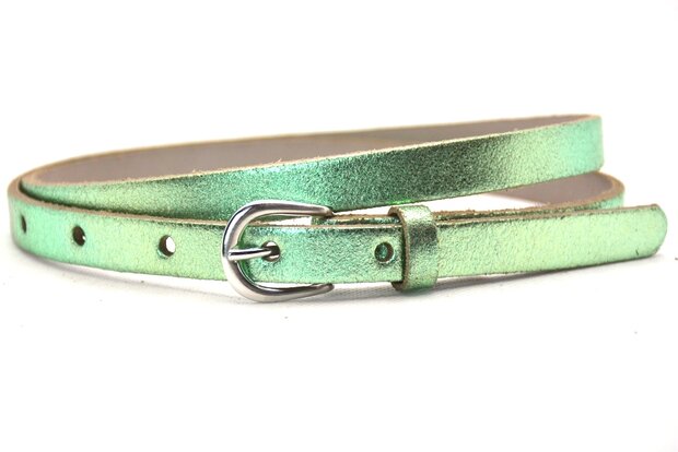 1,5 cm riem set groen-blauw-roze 436