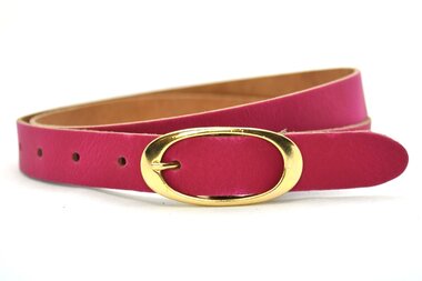 2,5 cm fuchsia dames riem 25203